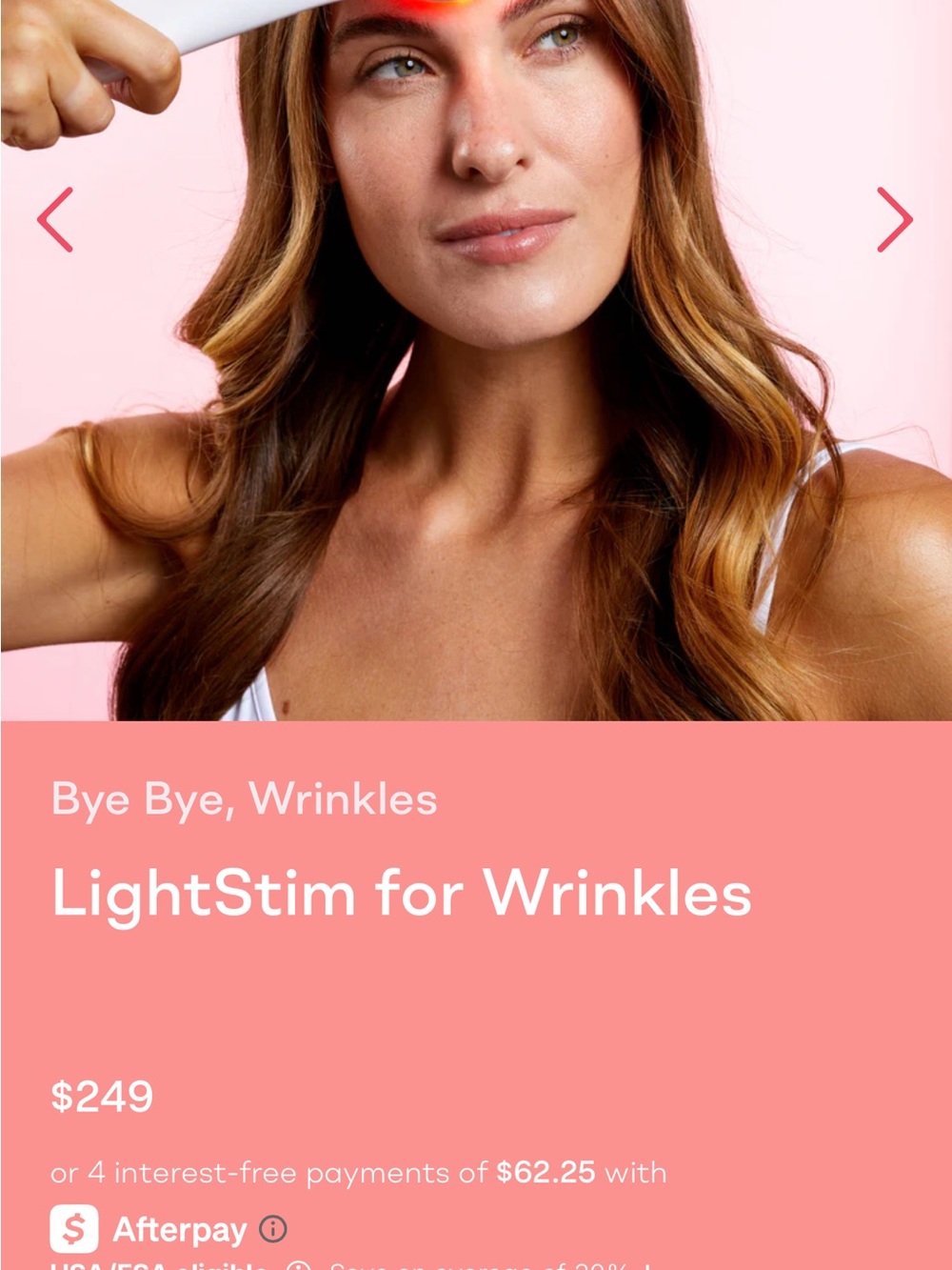 LightStim for Wrinkles LED Device Brand New Never Used